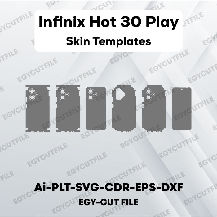 Infinix Hot 30 Play Vector Skin Cut Files
