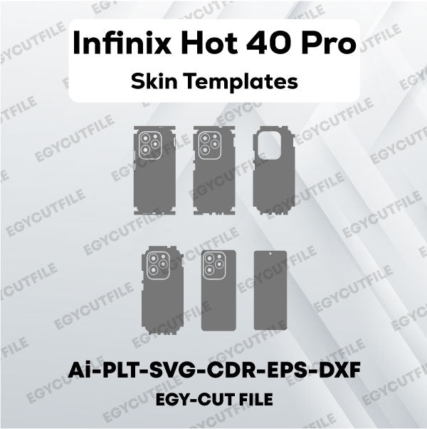 Infinix Hot 40 Pro Vector Skin Cut Files