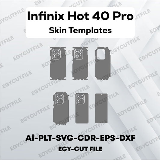 Infinix Hot 40 Pro Vector Skin Cut Files