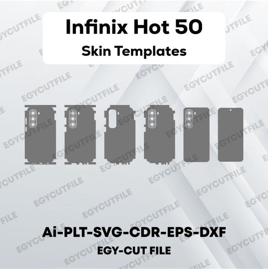 Infinix Hot 50 Vector Skin Cut Files