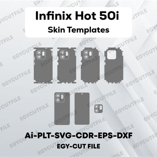 Infinix Hot 50i Vector Skin Cut Files