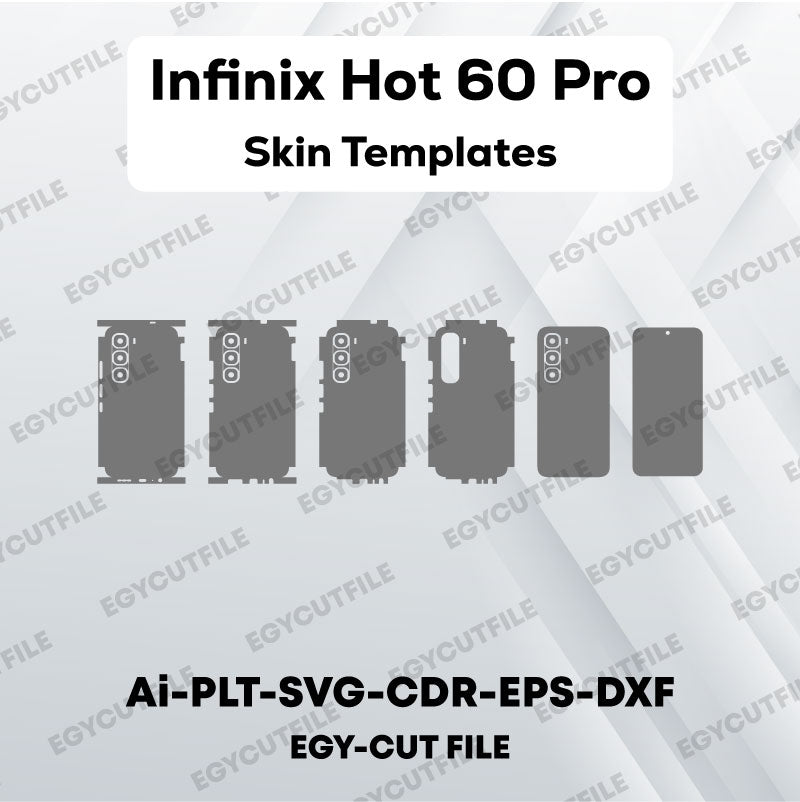 Infinix Hot 60 Pro Vector Skin Cut Files