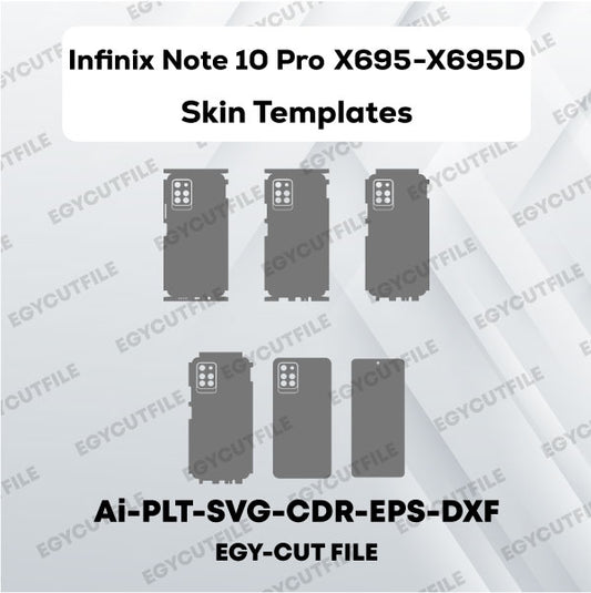 Infinix Note 10 Pro X695-X695D Vector Skin Cut Files