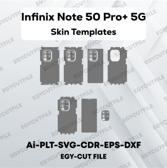 Infinix Note 50 Pro+ 5G Vector Skin Cut Files