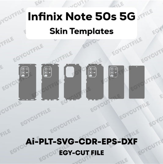 Infinix Note 50s 5G Vector Skin Cut Files