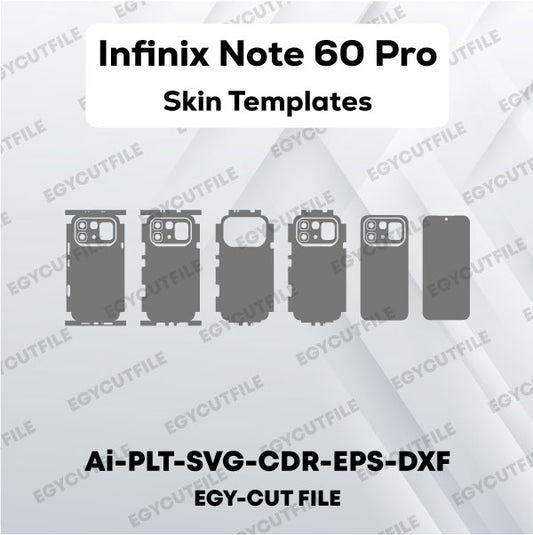 Infinix Note 60 Pro Vector Skin Cut Files