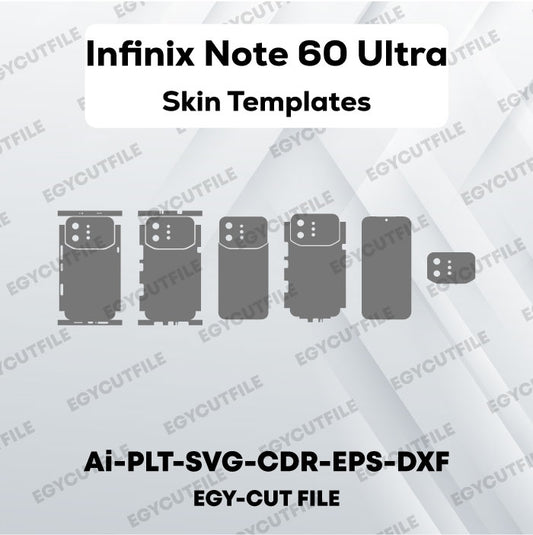 Infinix Note 60 Ultra vector skin cut files 2