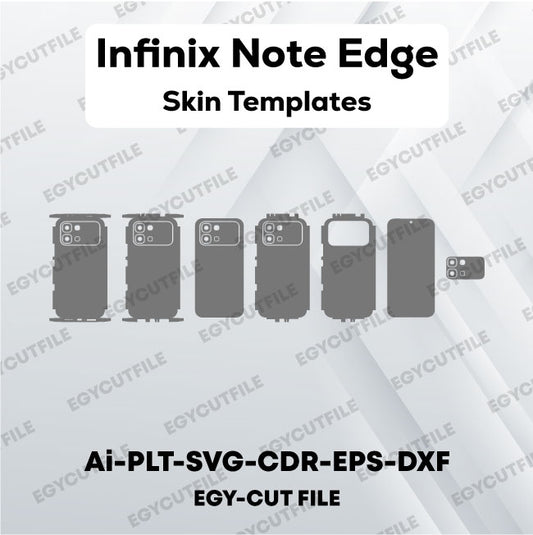 Infinix Note Edge Vector Skin Cut Files