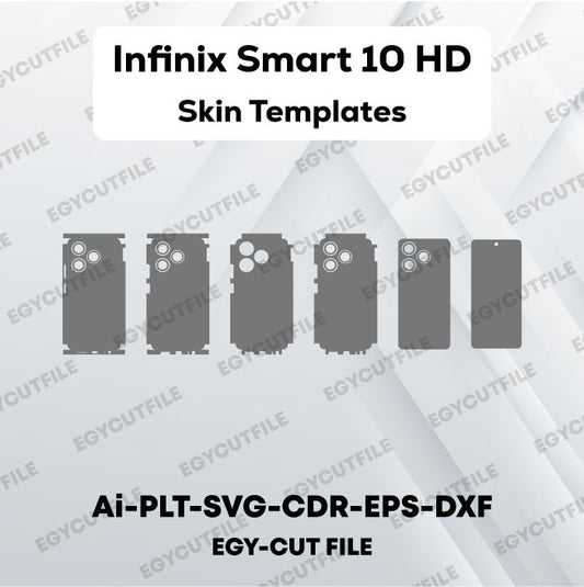 Infinix Smart 10 HD Vector Skin Cut Files