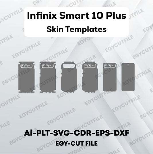 Infinix Smart 10 Plus Vector Skin Cut Files