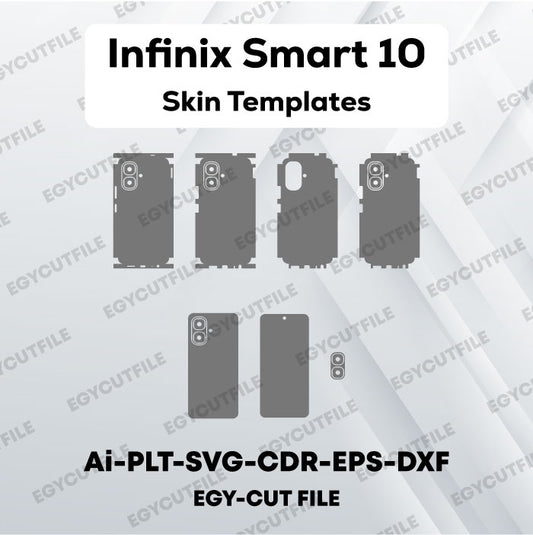 Infinix Smart 10 Vector Skin Cut Files