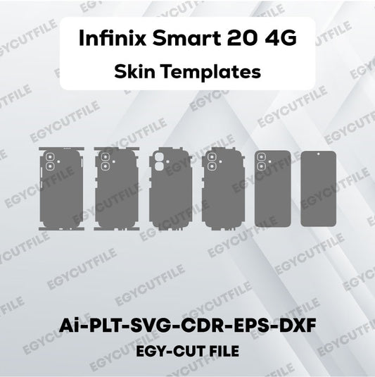 Infinix Smart 20 4G Vector Skin Cut Files