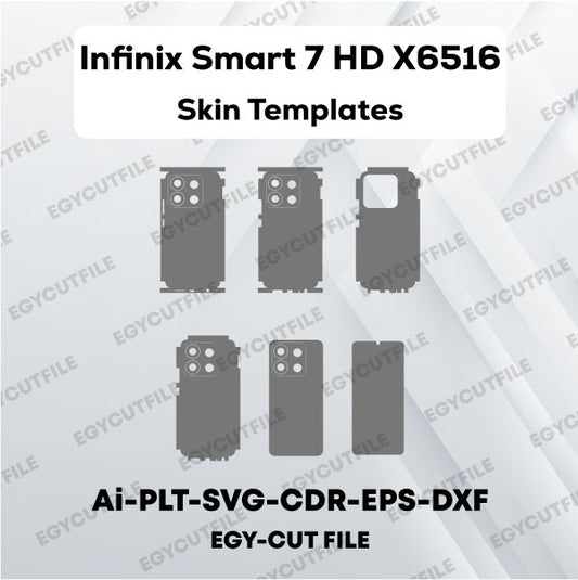 Infinix Smart 7 HD X6516 Vector Skin Cut Files