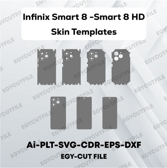Infinix Smart 8 HD-Infinix Smart 8 Vector Skin Cut Files