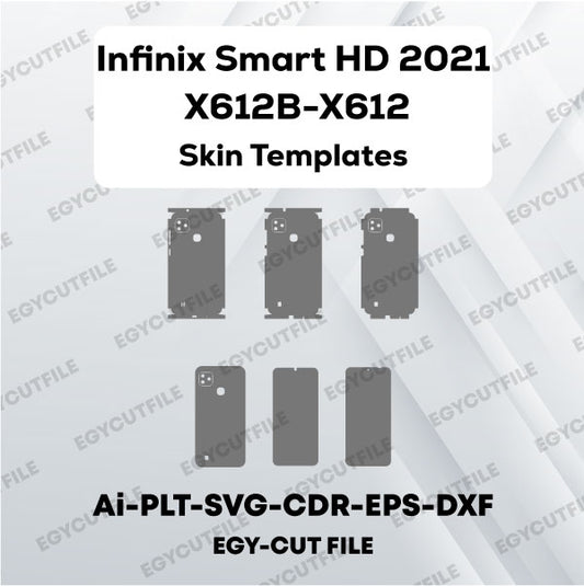 Infinix Smart HD 2021 X612B-X612 Vector Skin Cut Files