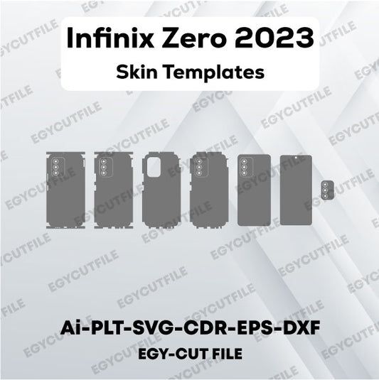 Infinix Zero 2023 Vector Skin Cut Files
