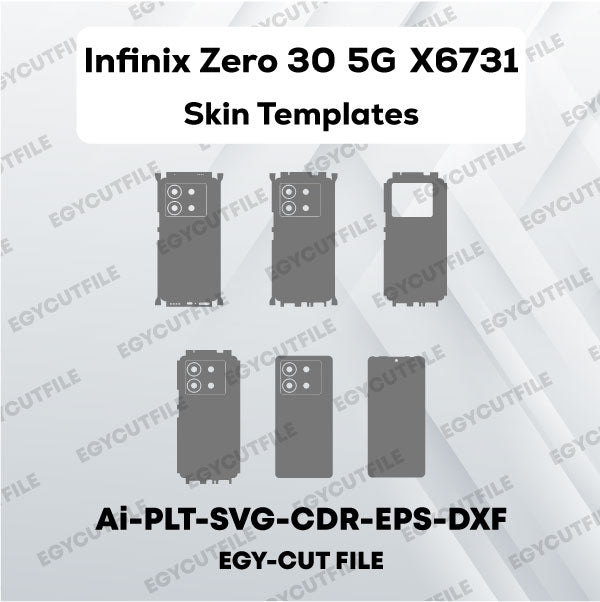 Infinix Zero 30 5G Vector Skin Cut Files