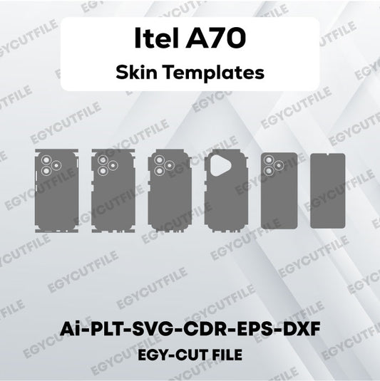 Itel A70 Vector Skin Cut Files