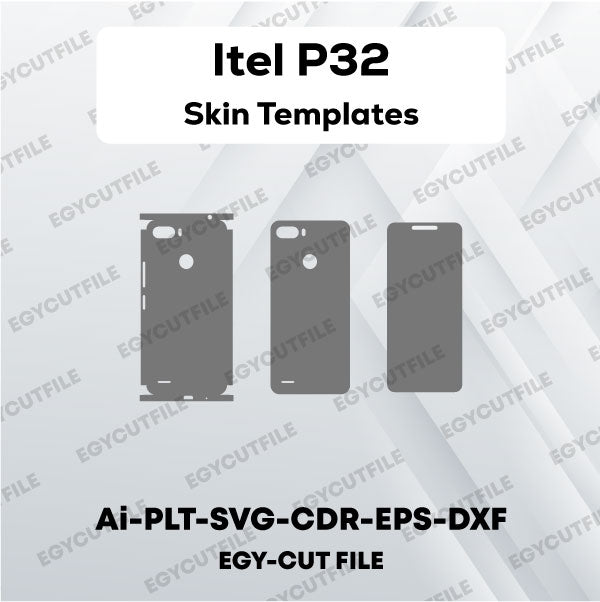 Itel P32 Vector Skin Cut Files