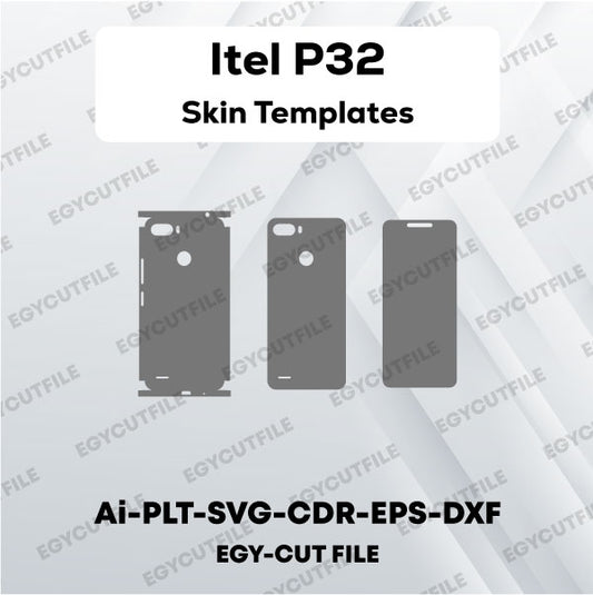 Itel P32 Vector Skin Cut Files