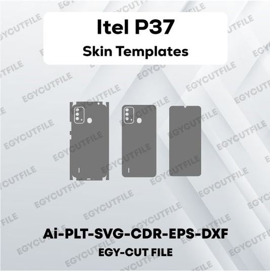 Itel P37 Vector Skin Cut Files