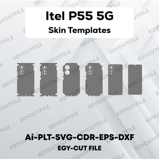 Itel P55 5G Vector Skin Cut Files