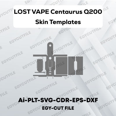 LOST VAPE CENTAURUS Q200 KIT Vector Skin Cut Files