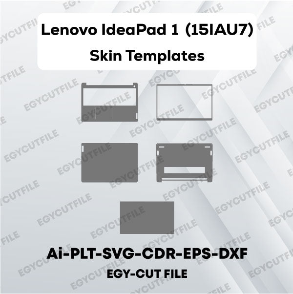 Lenovo IdeaPad 1 15IAU7 Vector Skin Cut Files