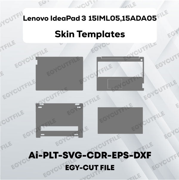 Lenovo IdeaPad 3 15IML05,15ADA05  (81WE) Vector Skin Cut Files