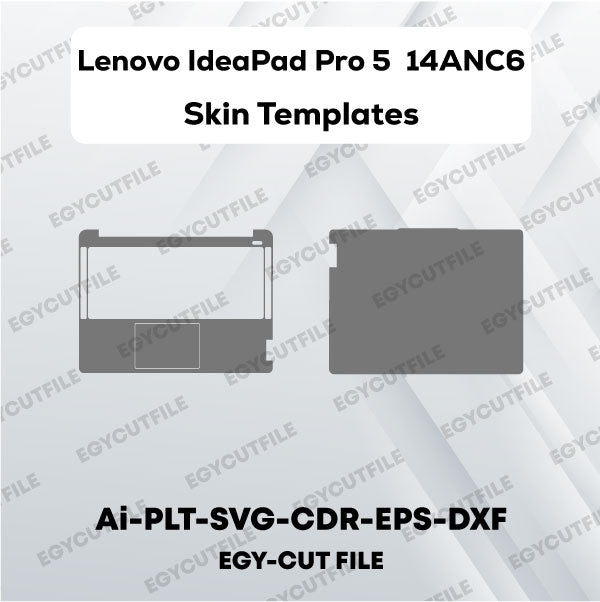 Lenovo IdeaPad Pro 5 14ANC6 Vector Skin Cut Files