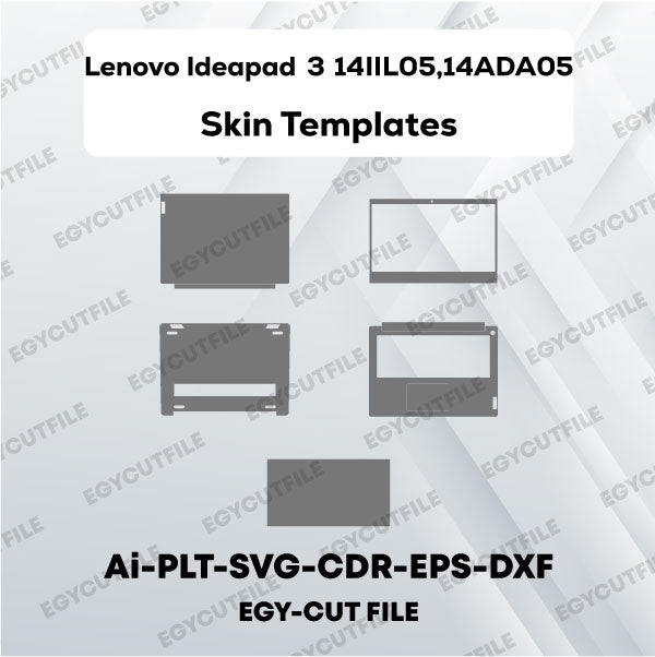 Lenovo Ideapad 3 14IIL05,14ADA05 (81WD) Vector Skin Cut Files
