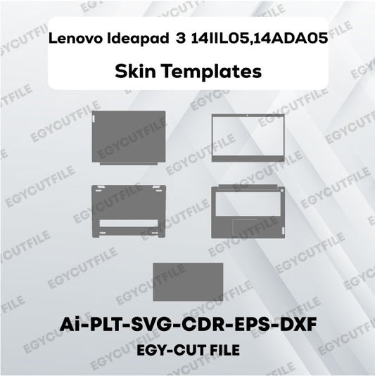 Lenovo Ideapad 3 14IIL05,14ADA05 (81WD) Vector Skin Cut Files