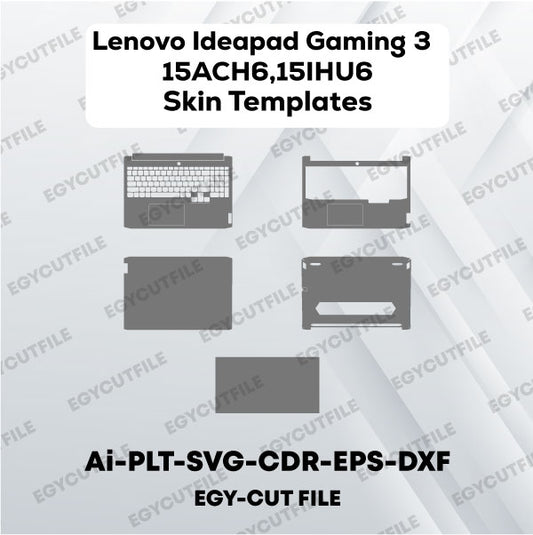 Lenovo Ideapad Gaming 3 15ACH6,15IHU6 (82k1) Vector Skin Cut Files