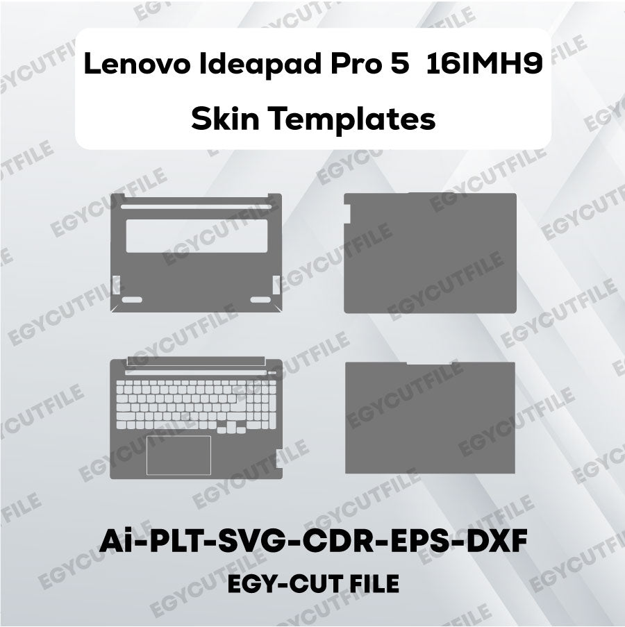 Lenovo Ideapad Pro 5 16IMH9 Vector Skin Cut Files