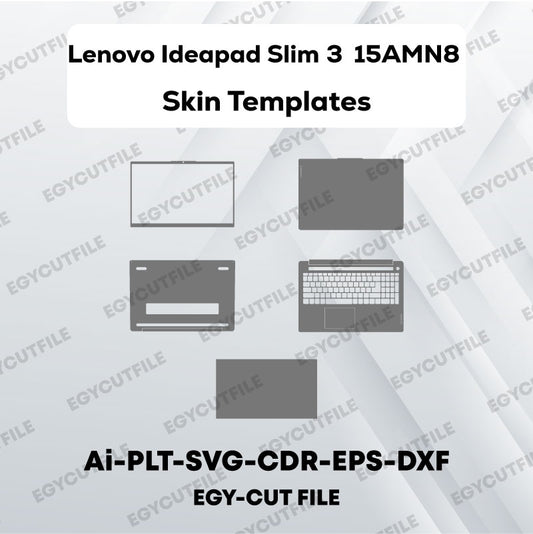 Lenovo Ideapad Slim 3 15AMN8 Vector Skin Cut Files