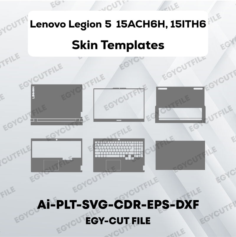 Lenovo Legion 5 15ACH6H, 15ITH6 Vector Skin Cut Files