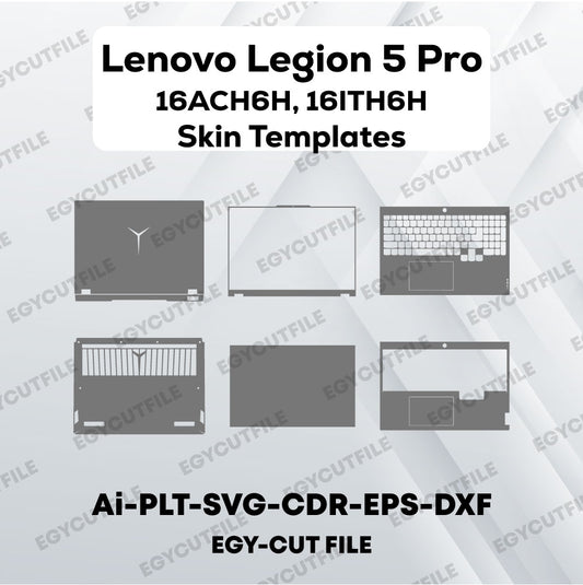 Lenovo Legion 5 Pro 16ACH6H, 16ITH6H Vector Skin Cut Files