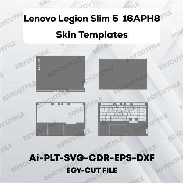 Lenovo Legion Slim 5 16APH8 Vector Skin Cut Files