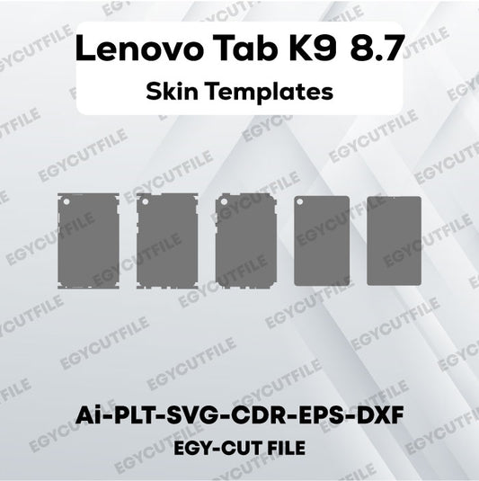Lenovo Tab K9 8.7 Vector Skin Cut Files