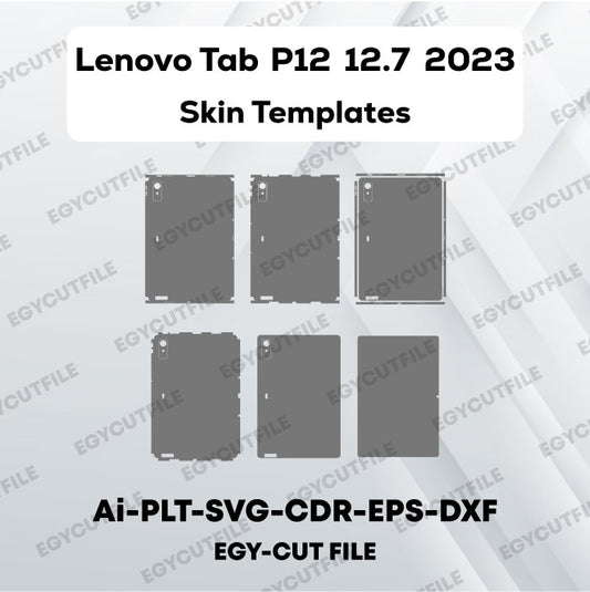 Lenovo Tab P12 12.7 2023 Vector Skin Cut Files