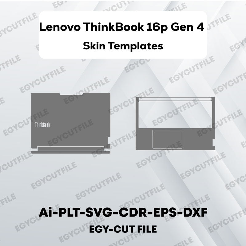 Lenovo ThinkBook 16P Gen 4 16 Vector Skin Cut Files