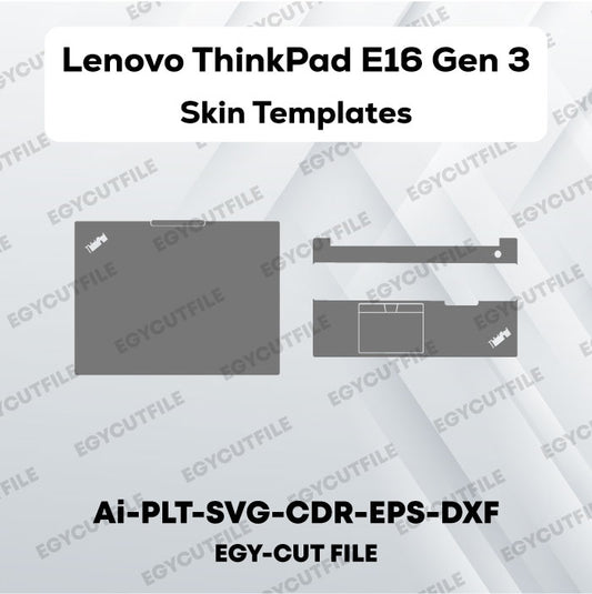 Lenovo ThinkPad E16 Gen 3 (Intel) Vector Skin Cut Files