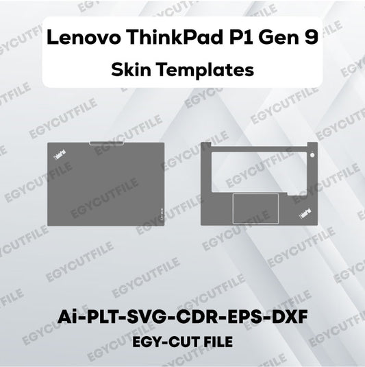 Lenovo ThinkPad P1 Gen 9 Vector Skin Cut Files