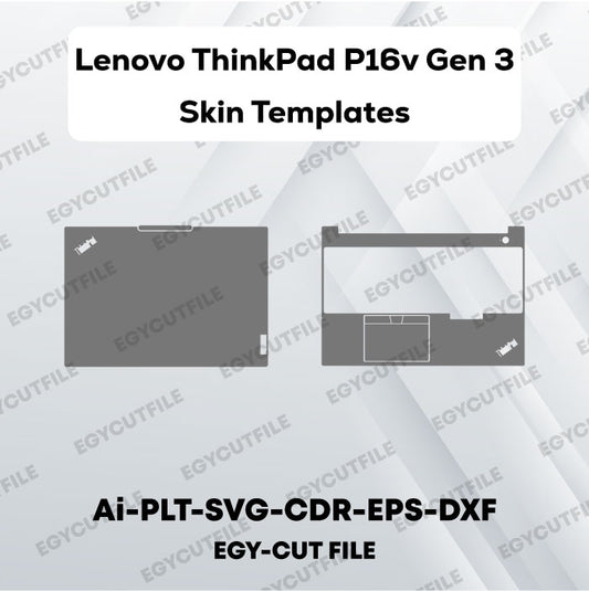 Lenovo ThinkPad P16v Gen 3 Vector Skin Cut Files