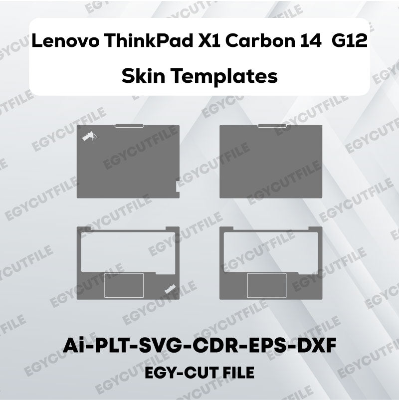 Lenovo ThinkPad X1 Carbon 14  G12 Vector Skin Cut Files