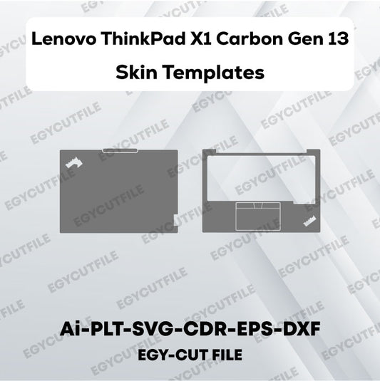 Lenovo ThinkPad X1 Carbon Gen 13 Aura Edition Vector Skin Cut Files