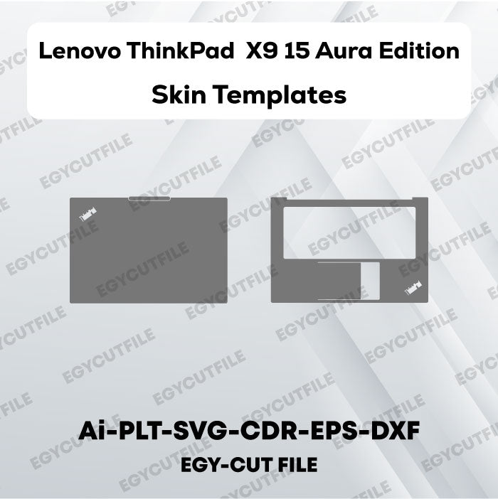 Lenovo ThinkPad X9 15 Aura Edition Vector Skin Cut Files