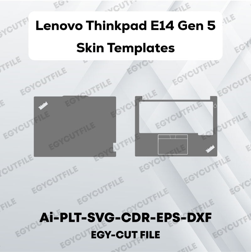 Lenovo Thinkpad E14 Gen 5 Vector Skin Cut Files