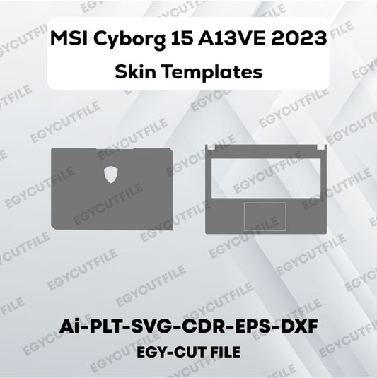 MSI Cyborg 15 A13VE 2023 Gaming Laptop 15.6 Vector Skin Cut Files