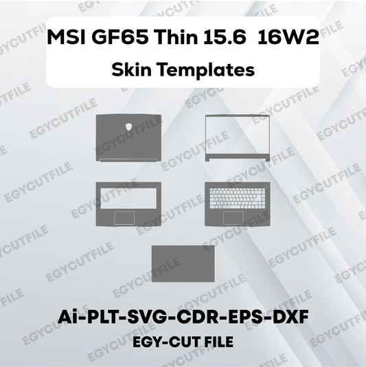 MSI GF65 THIN 15.6 16W2 Vector Skin Cut Files